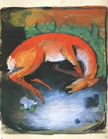 Franz Marc Dead Deer (mk34) oil painting picture